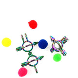 10PCS Bow and Arrow Pearl Cage Locket Pendant Aromatherapy Diffuser
