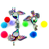 10PCS Bird Pearl Cage Locket Aromatherapy Pendant for Gift Necklace Keychain