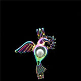 10PCS Bird Pearl Cage Locket Aromatherapy Pendant for Gift Necklace Keychain