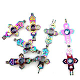 10PCS Cross Pearl Cage Locket Aromatherapy Pendant Accessory