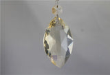 10PCS Clear Crystal Curtain Parts Hanging Pendants Decor