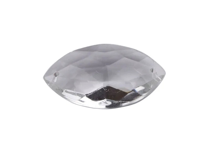 10PCS Clear Crystal Curtain Parts Hanging Pendants Decor