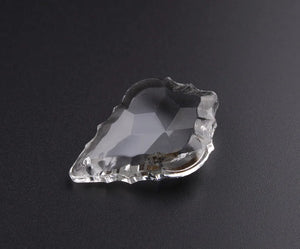 10PCS Clear Crystal Maple Curtain Parts Hanging Pendants Decor