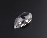 10PCS Clear Crystal TearDrop Curtain Parts 38mm