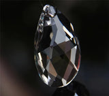 10PCS Clear Crystal TearDrop Curtain Parts 38mm