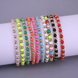 10PCS Colorful Beads Bracelet Set Boho Jewelry Gift For Bracelet