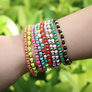 10PCS Colorful Beads Bracelet Set Boho Jewelry Gift For Bracelet