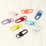 10PCS Colorful Lobster Clasp Key Chain Ring DIY Jewelry Accessories