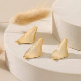 10PCS Copper-plated Leaf Petal Bead Holder for DIY Bridal Earrings