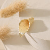10PCS Copper-plated Leaf Petal Bead Holder for DIY Bridal Earrings