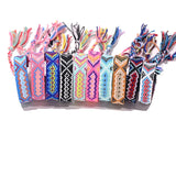 10PCS Couples Friendship Tassel Bracelet Bohemia Lucky Adjustable Cotton Rope