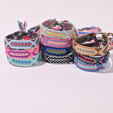 10PCS Couples Friendship Tassel Bracelet Bohemia Lucky Adjustable Cotton Rope