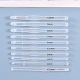 10PCS Crochet Hook Resin Mold for DIY Knitting Sweaters Tool Silicone Mould