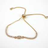 10PCS Zircon Tennis Anklets Eye Charm Jewelry