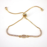 10PCS Zircon Tennis Anklets Eye Charm Jewelry
