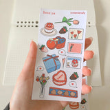 10PCS Vinyl Logo Sticker Sheet Waterproof Laptop Anime Book Decoration