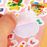 10PCS Vinyl Logo Sticker Sheet Waterproof Laptop Anime Book Decoration