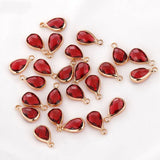 10PCS Multicolor Glass Charms Pendant for Jewelry Making