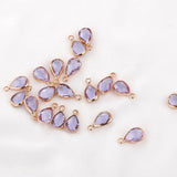 10PCS Multicolor Glass Charms Pendant for Jewelry Making