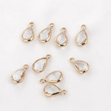 10PCS Multicolor Glass Charms Pendant for Jewelry Making