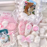 10PCS DIY Plush Ear Decoration Sewing Supplies