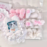 10PCS DIY Plush Ear Decoration Sewing Supplies