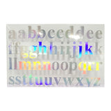 10PCS Holographic Resin Stickers Alphabet Letter for Resin Craft DIY