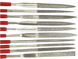 10PCS Diamond File Set Mixed File for Jewelry Polishing Tool