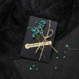10PCS Dried Flower Greeting Postcard Wedding Invitation Envelope Birthday Card