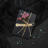 10PCS Dried Flower Greeting Postcard Wedding Invitation Envelope Birthday Card