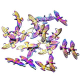 10PCS Eagle Alloy Charms Pendant Rainbow Earring Necklace Bulk