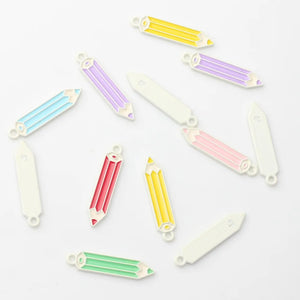 10PCS Alloy Candy Pencil Jewelry Pendant DIY Earrings Necklace Materials