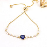 Charm Drop CZ Tennis Bracelet for Women Crystal Zircon Jewelry