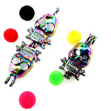 10PCS Skull Pearl Cage Locket Diffuser Pendant for Necklace Keychain