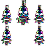 10PCS Skull Pearl Cage Locket Diffuser Pendant for Necklace Keychain