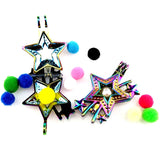 10PCS Star Wand Pearl Cage Locket Aromatherapy Diffuser Pendant