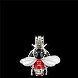 10PCS Bee Insect Pearl Cage Locket Aromatherapy Diffuser Pendant