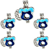 10PCS Landline Phone Pearl Cage Aromatherapy Locket Pendant for Gift Necklace