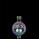 10PCS Tree Of Life Pearl Cage Locket Aromatherapy Pendant For Jewelry Making