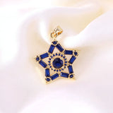 Crystal Zircon Star Necklace Pendant Women's Jewelry Gift