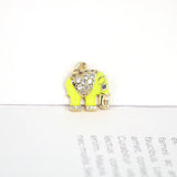 10PCS Elephant Pendant Charms for Jewelry Making