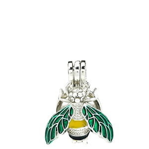 10PCS Insect Pearl Cage Locket Aromatherapy Diffuser Pendant