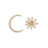 10PCS Moon Star Charms Pendants Jewelry Making DIY Material