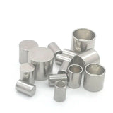 10PCS Stainless Steel End Caps for Leather Rope Jewelry Making DIY Findings