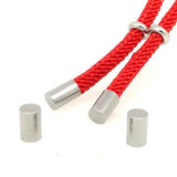 10PCS Stainless Steel End Caps for Leather Rope Jewelry Making DIY Findings