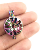 10PCS Pearl Cage Locket Aromatherapy Diffuser Pendant - DIY Jewelry Making Bulk