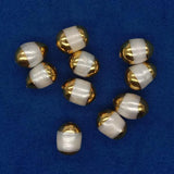 10PCS Freshwater Pearl Plated Beads DIY Necklace/Bracelet Making