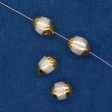 10PCS Freshwater Pearl Plated Beads DIY Necklace/Bracelet Making