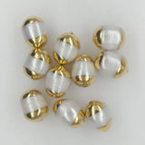 10PCS Freshwater Pearl Plated Beads DIY Necklace/Bracelet Making