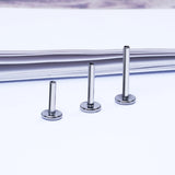 10PCS Titanium Stud Earrings Internal Thread Plug Nose Tragus Body Jewelry